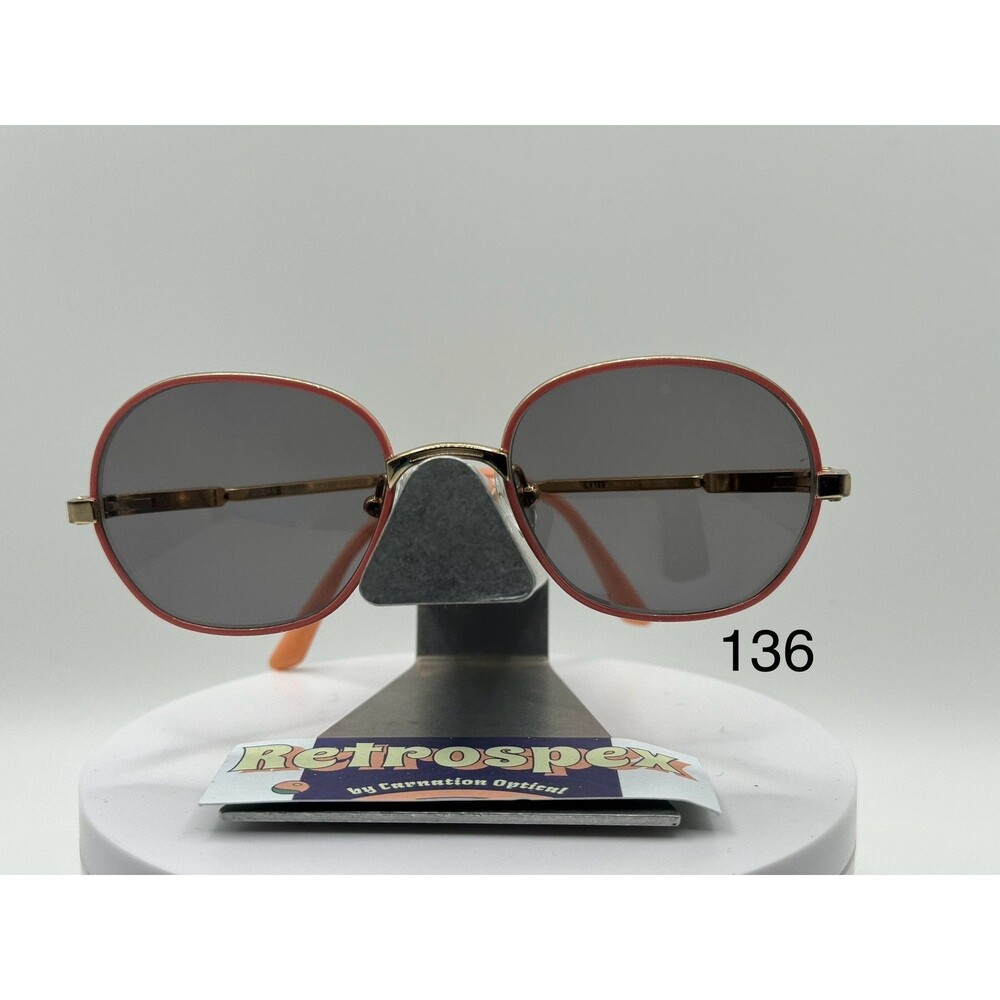 Vintage Sunglasses Kids/Petite Style Grey Lens Ocean Optique Sally Pink Frame